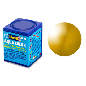 Revell 92 laiton métallisé peinture acrylique Aqua Color - 18ml - REVELL 36192