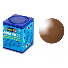Revell 80 brun argile brillant peinture acrylique Aqua Color - 18ml - REVELL 36180