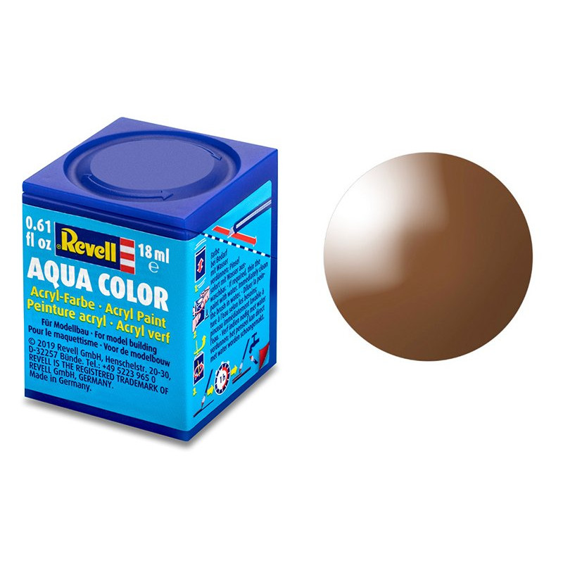Revell 80 brun argile brillant peinture acrylique Aqua Color - 18ml - REVELL 36180