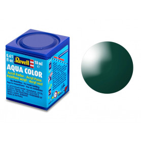Revell 62 vert mousse brillant peinture acrylique Aqua Color - 18ml - REVELL 36162