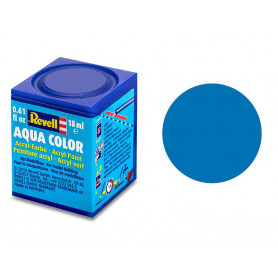 Revell 56 bleu mat peinture acrylique Aqua Color - 18ml - REVELL 36156