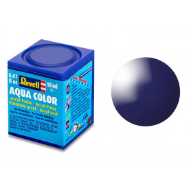 Revell 54 bleu nuit couvrant peinture acrylique Aqua Color - 18ml - REVELL 36154
