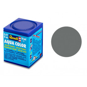 Revell 47 gris souris mat peinture acrylique Aqua Color - 18ml - REVELL 36147