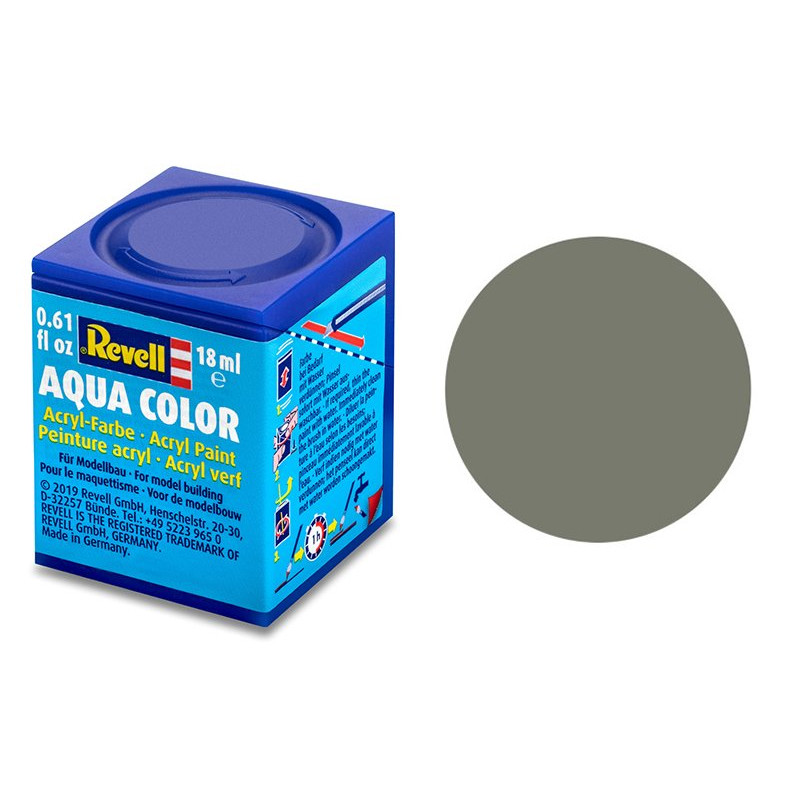 Revell 45 olive clair mat peinture acrylique Aqua Color - 18ml - REVELL 36145