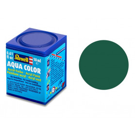 Revell 39 vert foncé mat peinture acrylique Aqua Color - 18ml - REVELL 36139