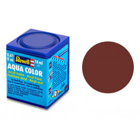 Revell 37 rouge brique mat peinture acrylique Aqua Color - 18ml - REVELL 36137