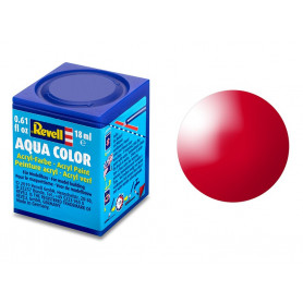 Revell 34 rouge italien brillant peinture acrylique Aqua Color - 18ml - REVELL 36134