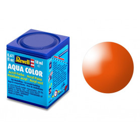 Revell 30 orange brillant peinture acrylique Aqua Color - 18ml - REVELL 36130