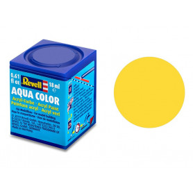 Revell 15 jaune mat peinture acrylique Aqua Color - 18ml - REVELL 36115