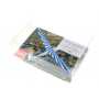 Planeur bleu avec remorque - HO 1/87 - Busch 1155