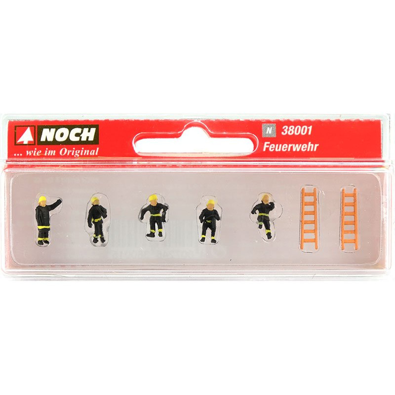 5 pompiers en intervention - N 1/160 - NOCH 38001