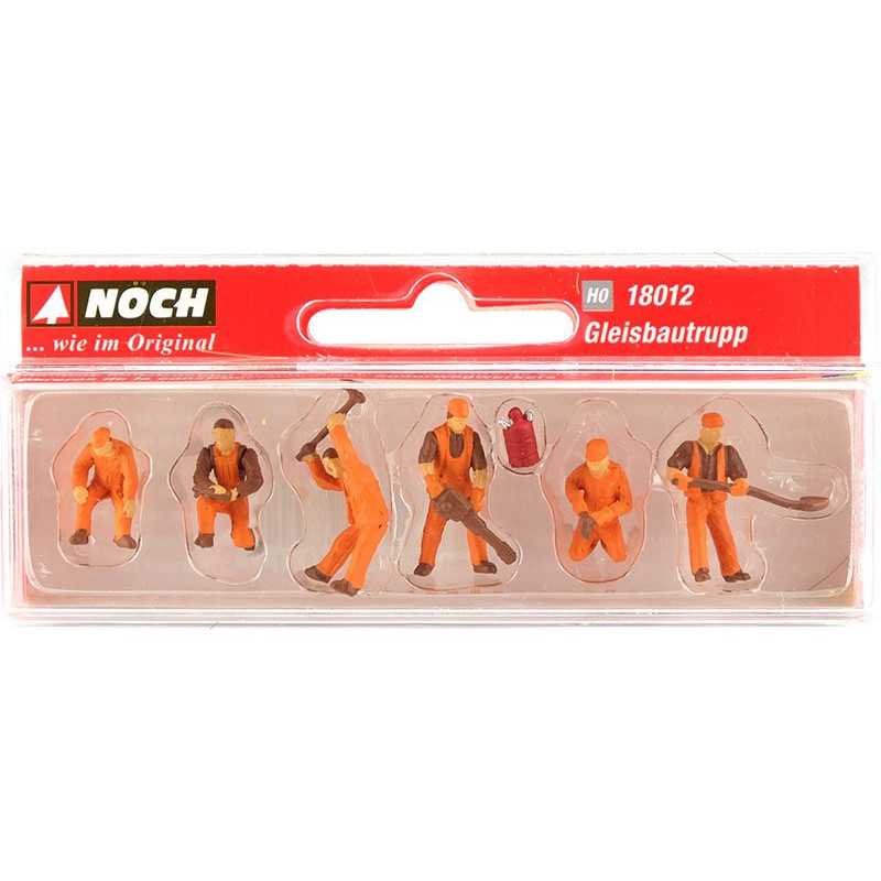 6 ouvriers au travail - HO 1/87 - NOCH 18012