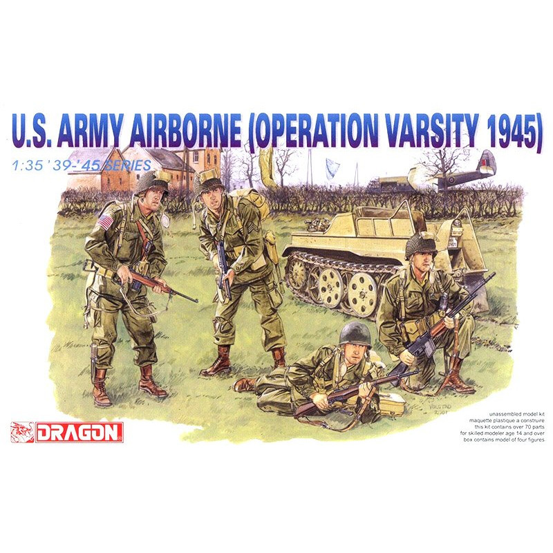 Opération Varsity 1945 US army Airborne - échelle 1/35 - DRAGON 6148