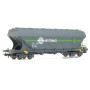 Wagon trémie Uagps à parois plates ERMEWA SNCF ép. VI - HO 1/87 - JOUEF HJ6219