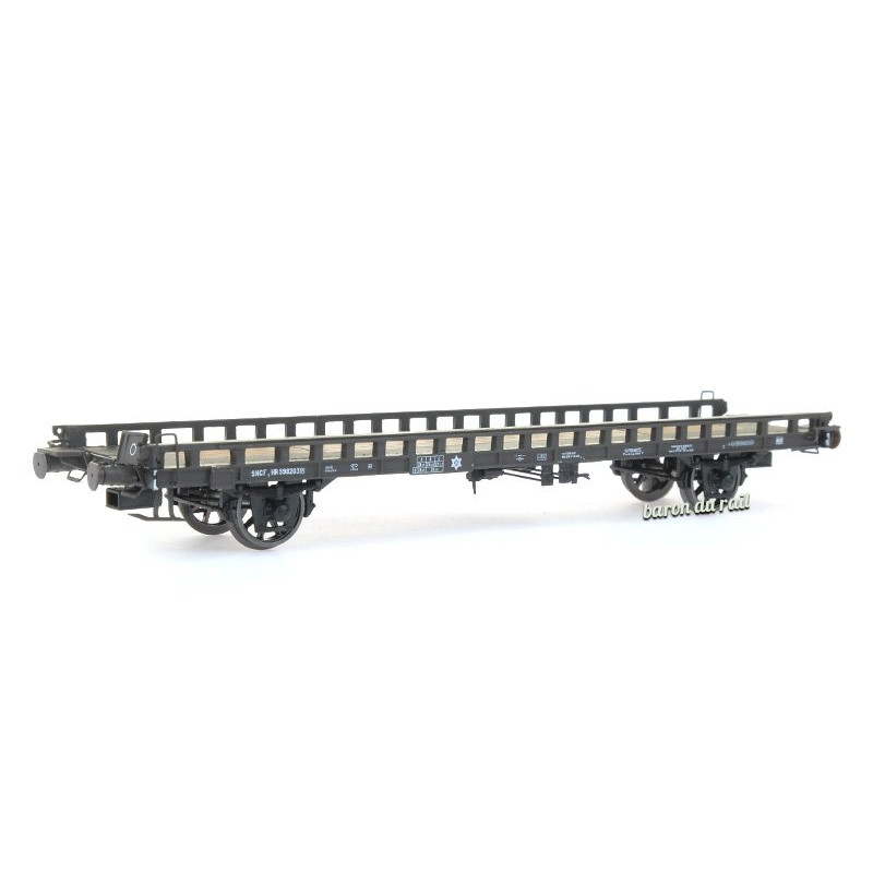 Wagon UFR Biporteur HR ép III - HO 1/87 - REE WB-634