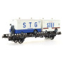 Wagon UFR Biporteur STEF-STG ép III - HO 1/87 - REE WB-635