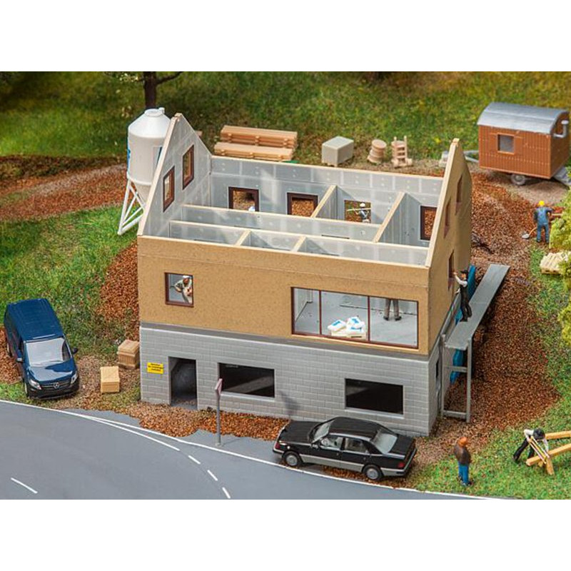 Maison moderne en construction - HO 1/87 - FALLER 130559