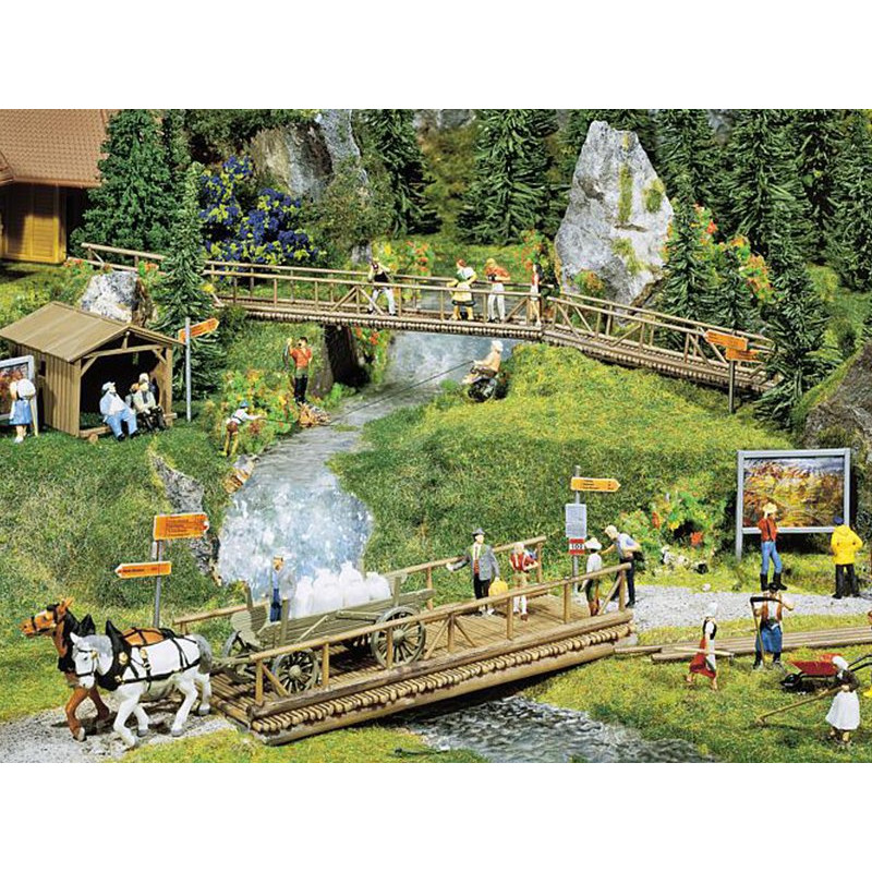 Accessoires de sentier de randonnée - HO 1/87 - FALLER 180548