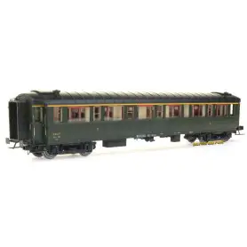 Voiture métallisée Ex-PLM A7 SNCF - ép. IIIb - HO 1/87 - REE VB-410