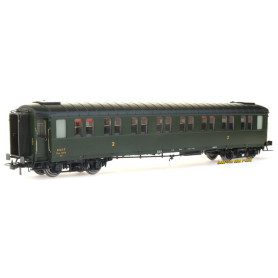 Voiture métallisée Ex-PLM B8 SNCF - ép. IIIb - HO 1/87 - REE VB-411