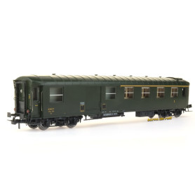 Voiture métallisée Ex-PLM A4D SNCF - ép. IIIb - HO 1/87 - REE VB-413