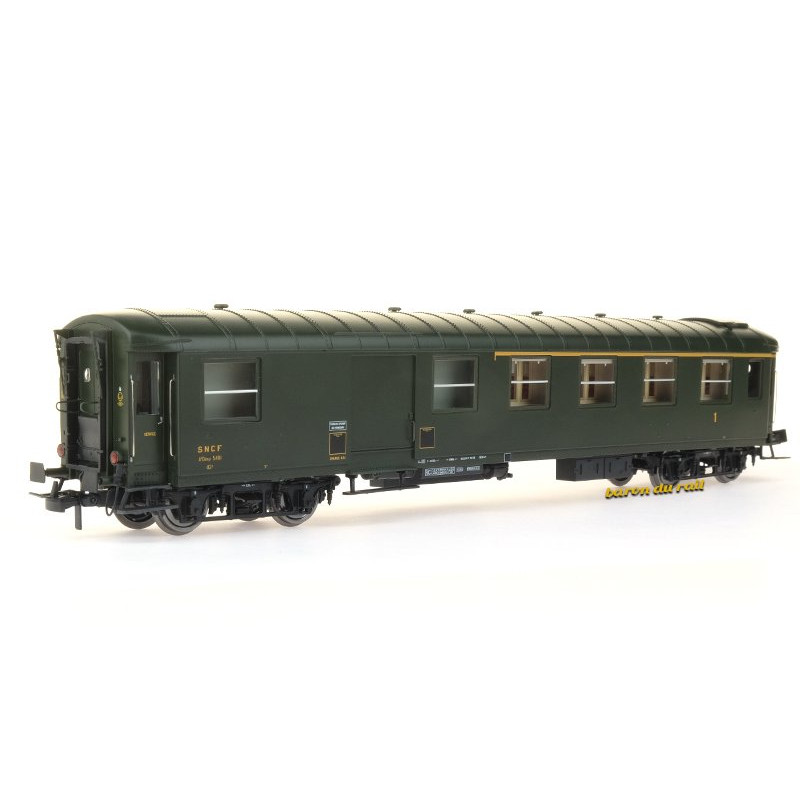 Voiture métallisée Ex-PLM A4D SNCF - ép. IIIb - HO 1/87 - REE VB-413