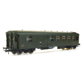 Voiture métallisée Ex-PLM B4D SNCF - ép. IIIb - HO 1/87 - REE VB-416
