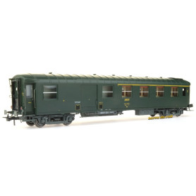 Voiture métallisée Ex-PLM A4D SNCF - ép. IV - HO 1/87 - REE VB-417