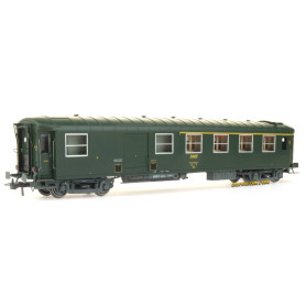 Voiture métallisée Ex-PLM A4D SNCF - ép. IV - HO 1/87 - REE VB-418