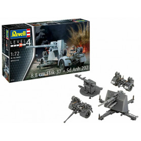 Flak 37 + Sd.Anh.202 - 1/72 - REVELL 03325