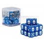 Cube de dés bleu