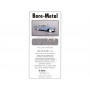 Feuille métal 28 X 15 cm aluminium mat - Bare-Metal BM011
