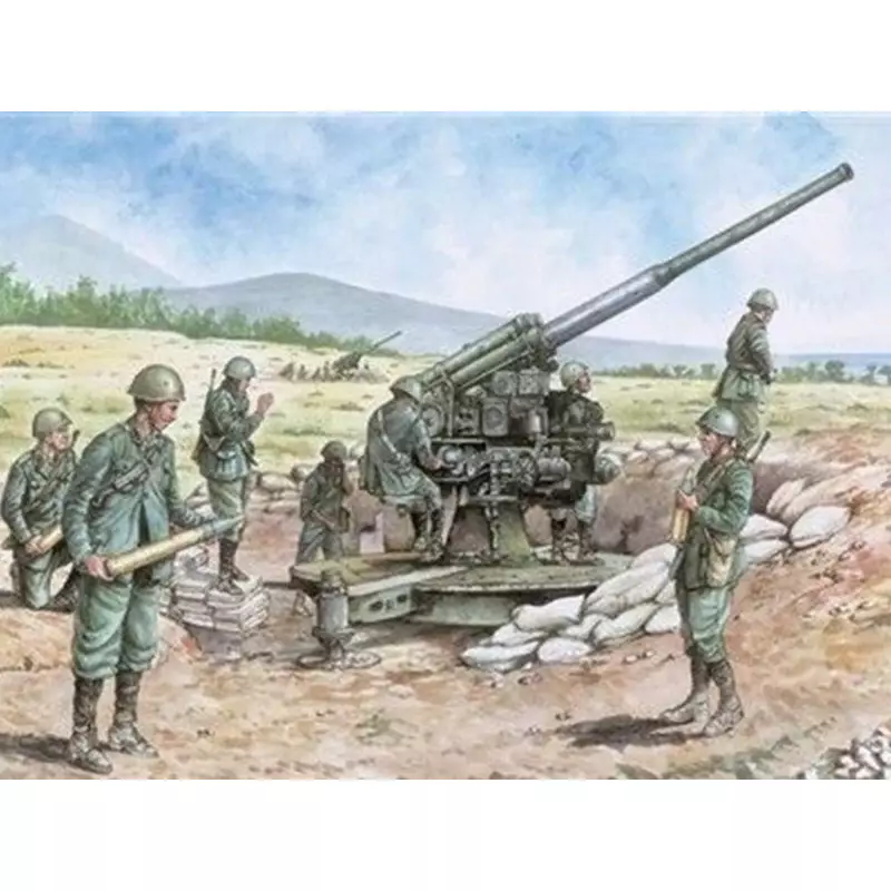 ITALERI 6122 - 1/72 - Italian 90/53 Gun W/Crew - WWII