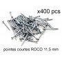 400x pointes de fixation courtes - ROCO 10000
