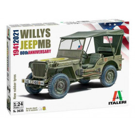 Jeep Willys MB - échelle 1/24 - ITALERI 3635