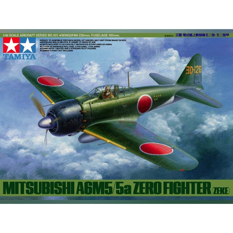 A6M5/5a Zero Model 52 - 1/48 - Tamiya 61103