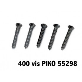 400 vis courtes 1,5 x 10,2 mm pour la pose de rails - HO / N - PIKO 55298