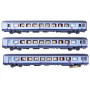 Set 3 voitures Vtu TER PACA Carmillon ép. V-VI - SNCF - HO 1/87 - LS Models 41203