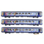 Set 3 voitures Vtu Alsace Grand Est Carmillon ép. VI - SNCF - HO 1/87 - LS Models 41209