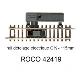Rail de dételage électrique 115mm - ROCO 42419