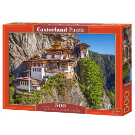 View of Paro Taktsang, Bhutan - Puzzle 500 pièces - CASTORLAND