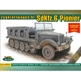 SdKFZ.6 Pionier Zugkraftwagen 5t - échelle 1/72 - ACE 72567