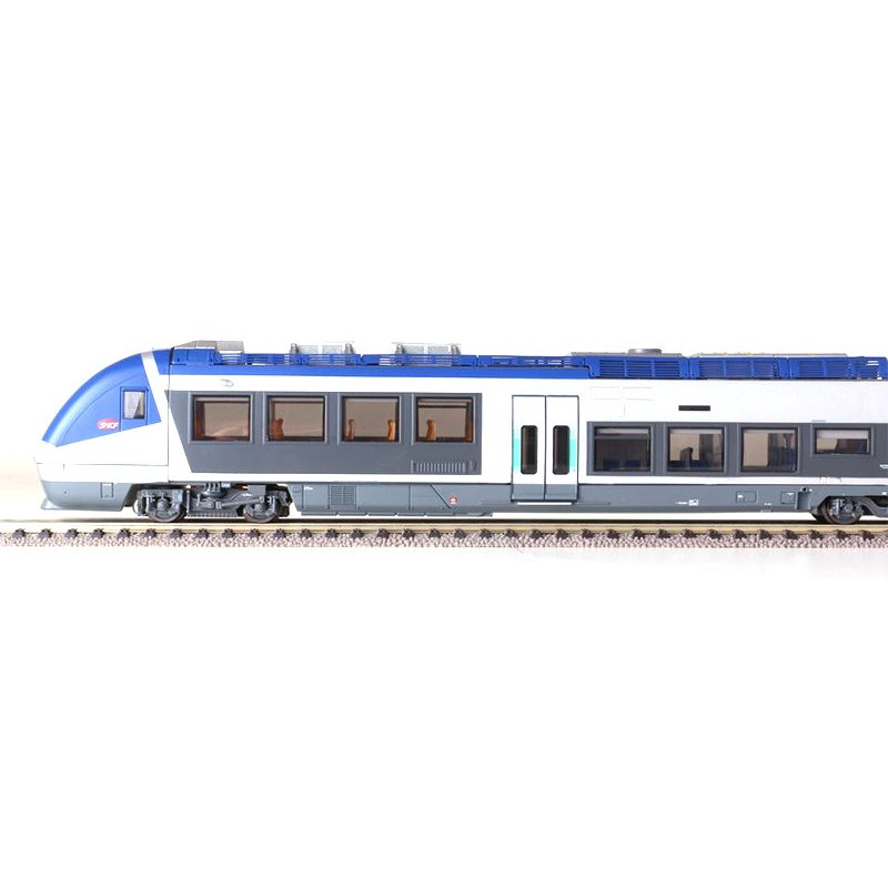 AGC 3 caisses TER neutre livrée d'origine - SNCF - ép V-VI - analogique - HO 1/87 - LS Models 10070