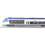 AGC 3 caisses TER neutre livrée d'origine - SNCF - ép V-VI - analogique - HO 1/87 - LS Models 10070