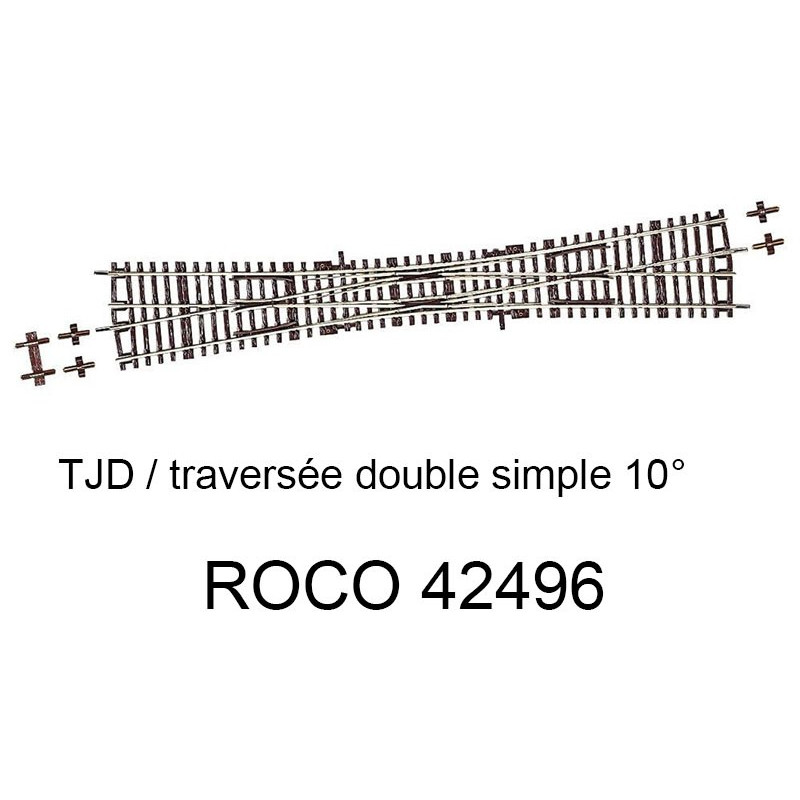 Traversée Jonction Double (TJD) 10 degrés - ROCO 42496