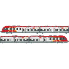 AGC 4 caisses TER Languedoc Roussillon - SNCF - ép V-VI - digital son - HO 1/87 - LS Models 10092S