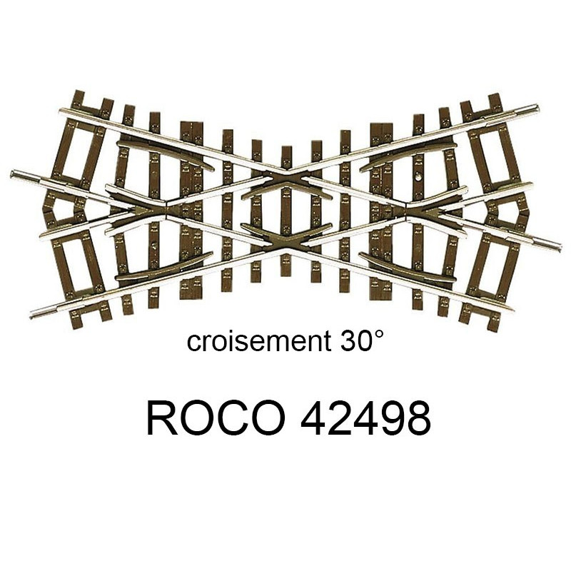 Croisement 119mm 30 degrés - HO 1/87 - ROCO 42498