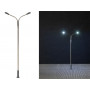 Lampadaire moderne double à LED - HO 1/87 - FALLER 180201