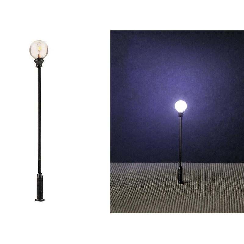 Lampadaire de parc LED - HO 1/87 - FALLER 180204