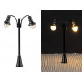 Lampadaire double globe LED - N 1/160 - FALLER 272226